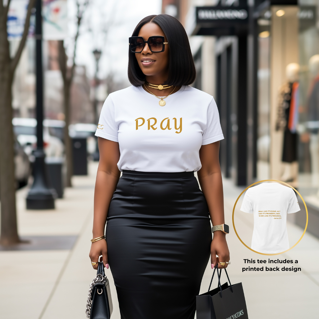 PRAY T-Shirt (Front Embroidered)