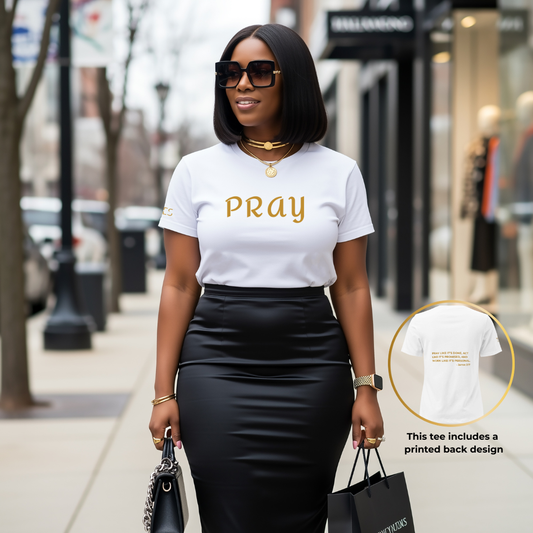 PRAY T-Shirt (Front Embroidered)