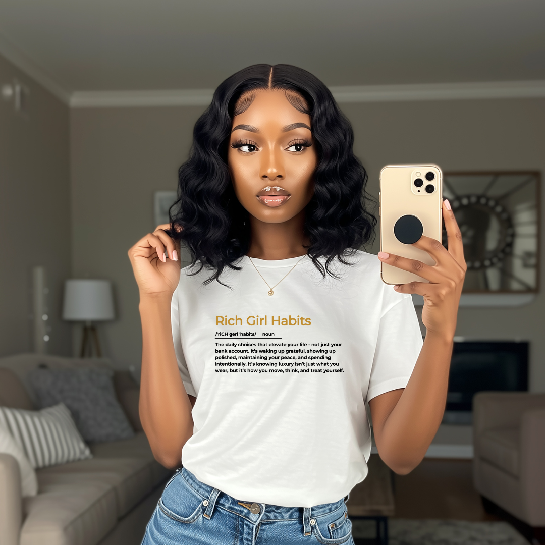 Rich Girl Habits Defined T-Shirt